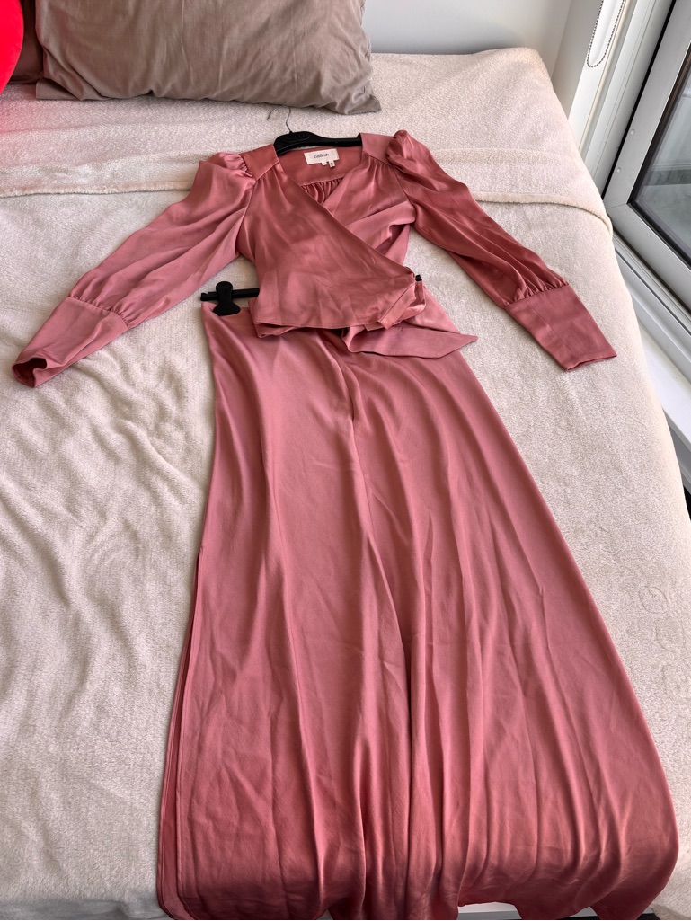 Ba&Sh Rose Wrap Maxi Dress